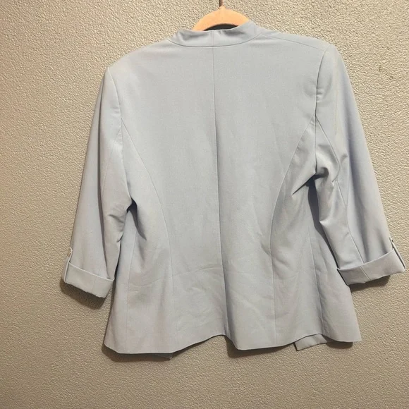 Calvin Klein open front 3/4 sleeve blazer size 10 - Picture 3 of 7